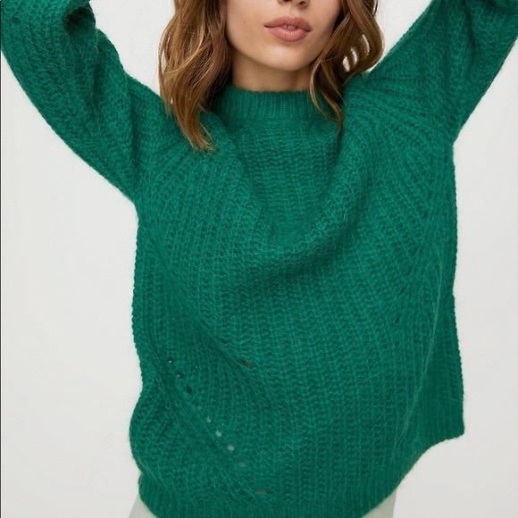 Aritzia Wilfred Saba Sweater in Green - Picture 12 of 14